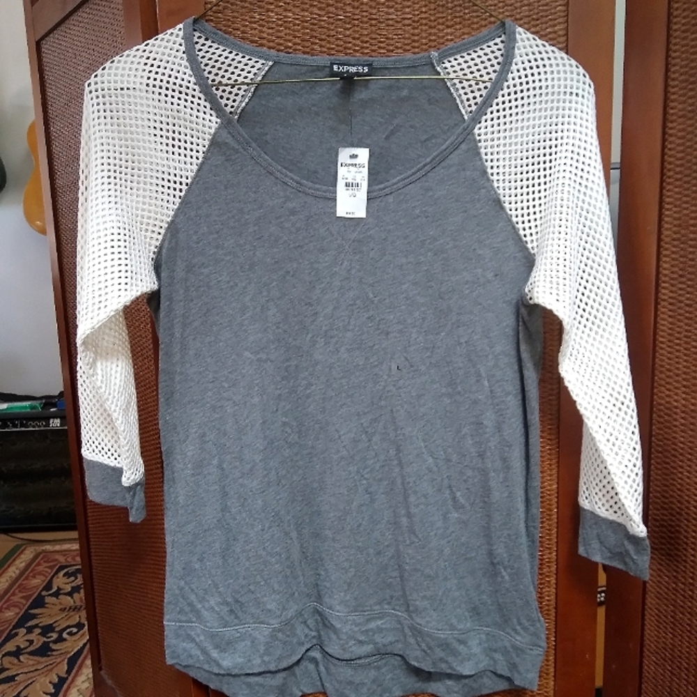 Express Grey Women's L/G shirt